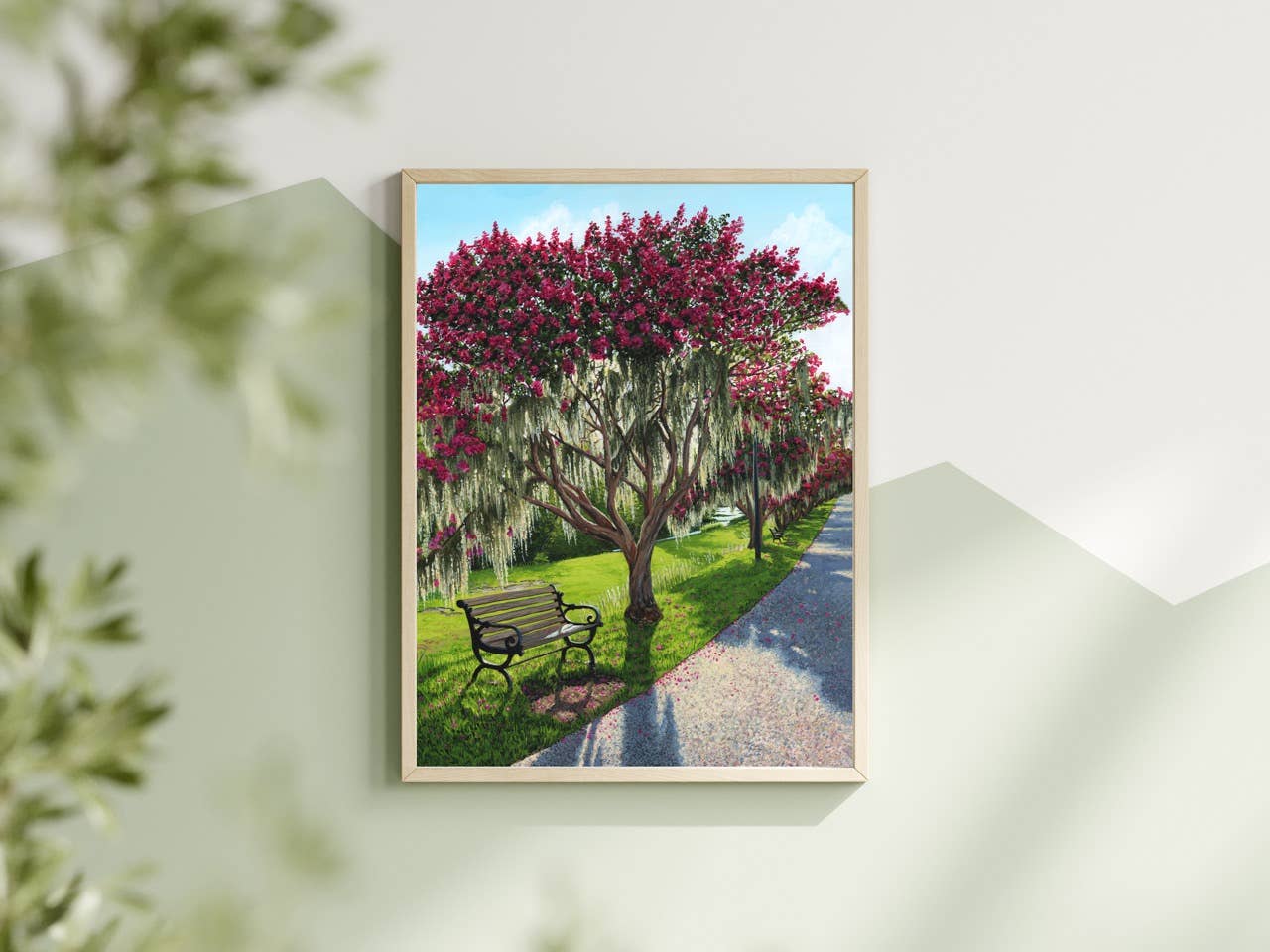 Kristin Holzer Art - Wholesale Art Print - Crepe Myrtle on Columbia Riverfront Park Fine Art Print2