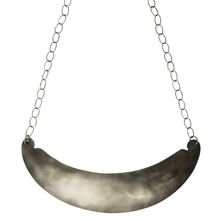 Collar Dora Crescent, plata para venta al por mayor de HomArt