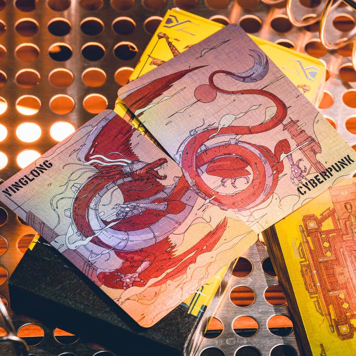 Vermilion Collection - Wholesale Playing Cards - Cyberpunk Mythos Playing Cards7