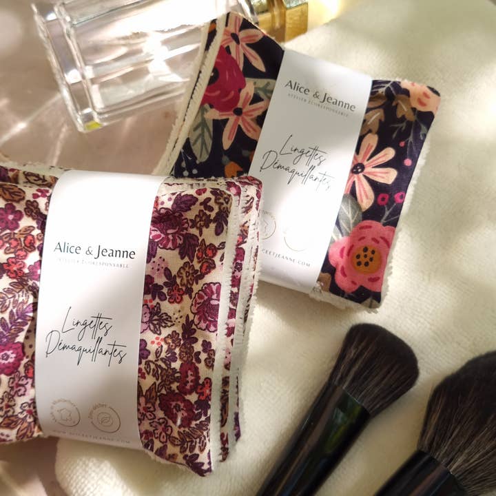 Alice et Jeanne - Wholesale Makeup Remover - Lily Washable Makeup Remover Wipes X56