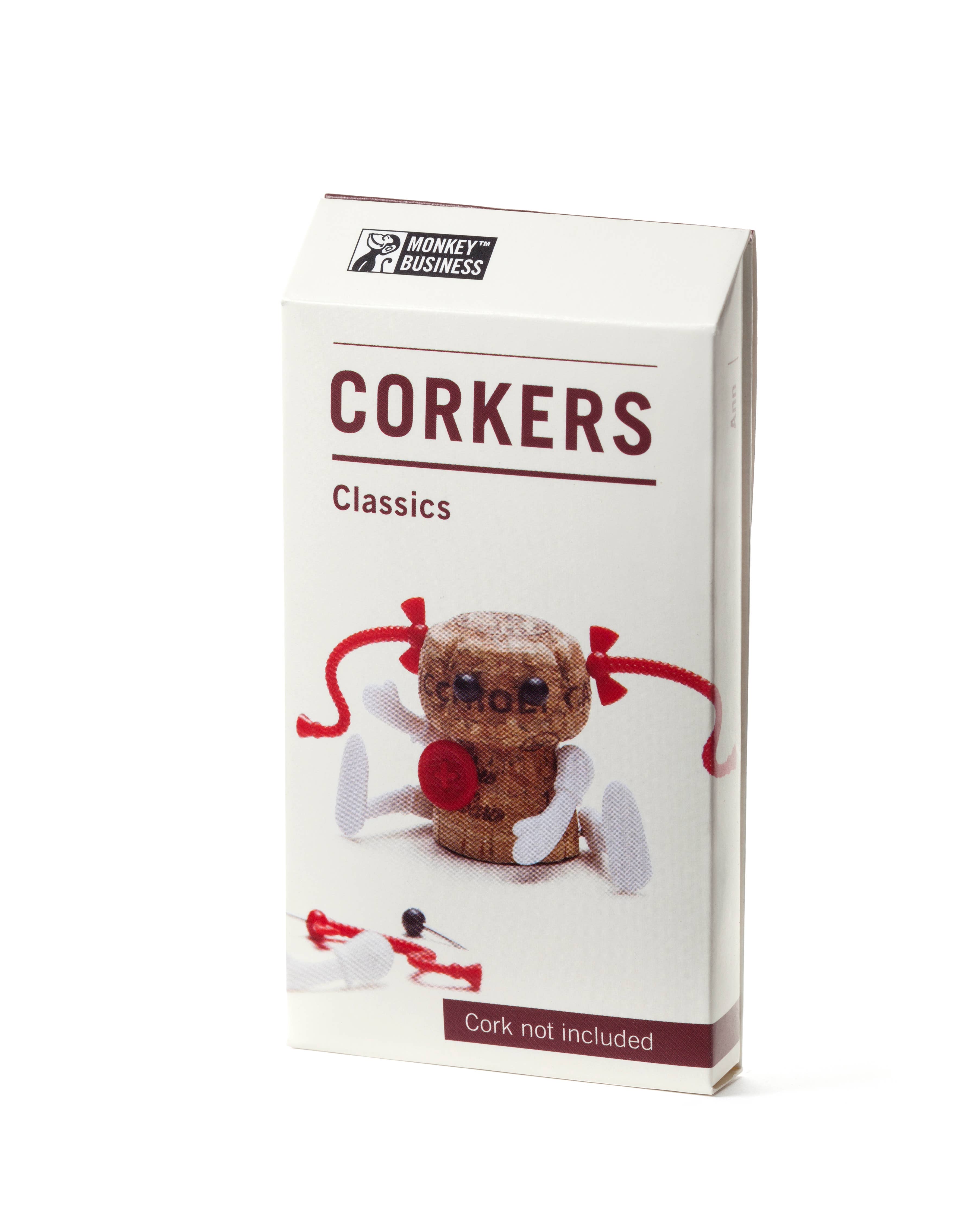 Monkey Business Design USA LLC - Vente Bouchon de vin - Figurines pour amateurs de vin | Jouets classiques Corkers13