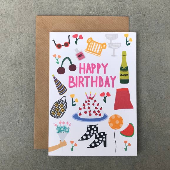 Happy Birthday Bits and Bobs Card and other Purchase wholesale champers. Free returns & net 60 terms on Faire trending on Faire.