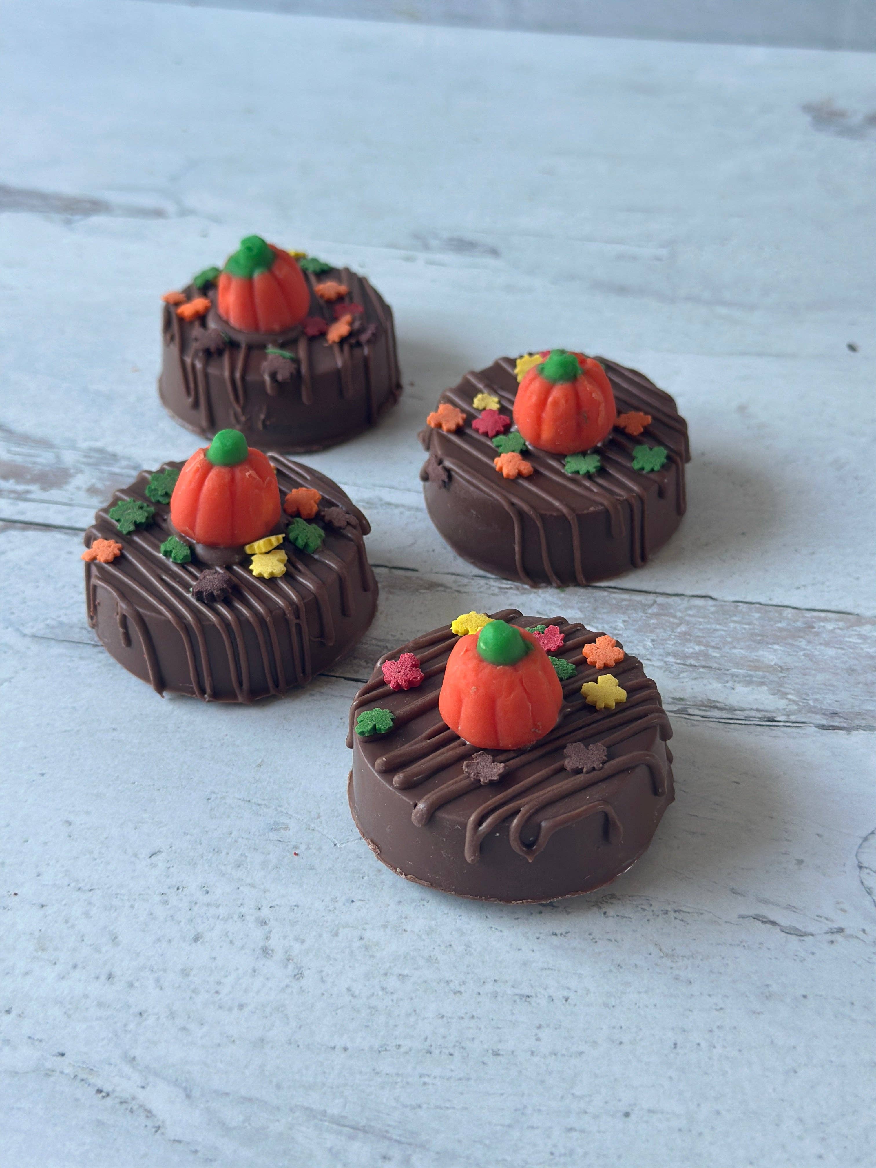 Chocolates Unlimited by Denise - Wholesale Chocolate Covered Sweets - Pumpkin Creme Chocolate Covered Oreos 4