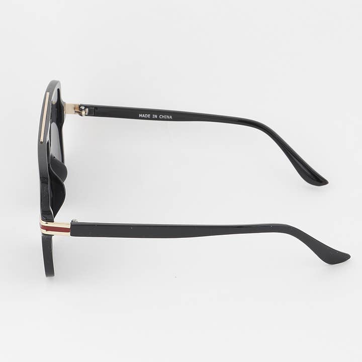 MIX Luxury Stripe Aviator Sunglasses for wholesale on Faire