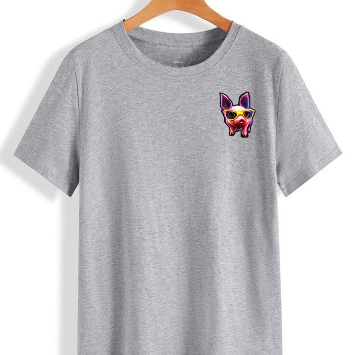 Kinder T-shirt Zak Schattig varken met bril voor wholesale door Maqoba