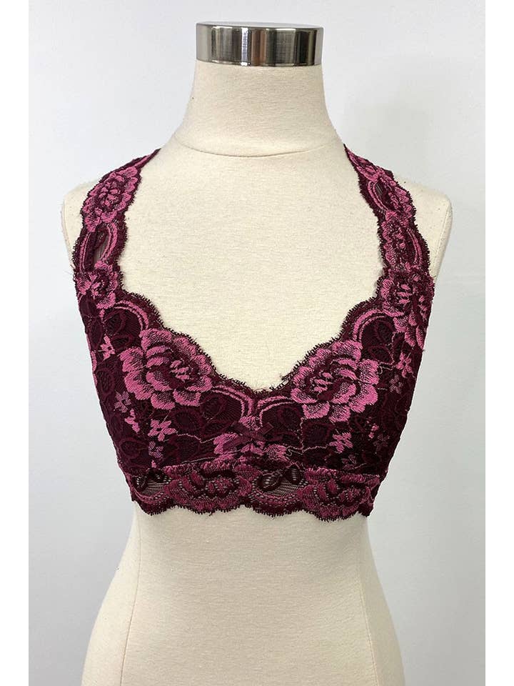 Hana - Wholesale Bralette - Women's - Soft Lining Lace Bralette (6pc)3