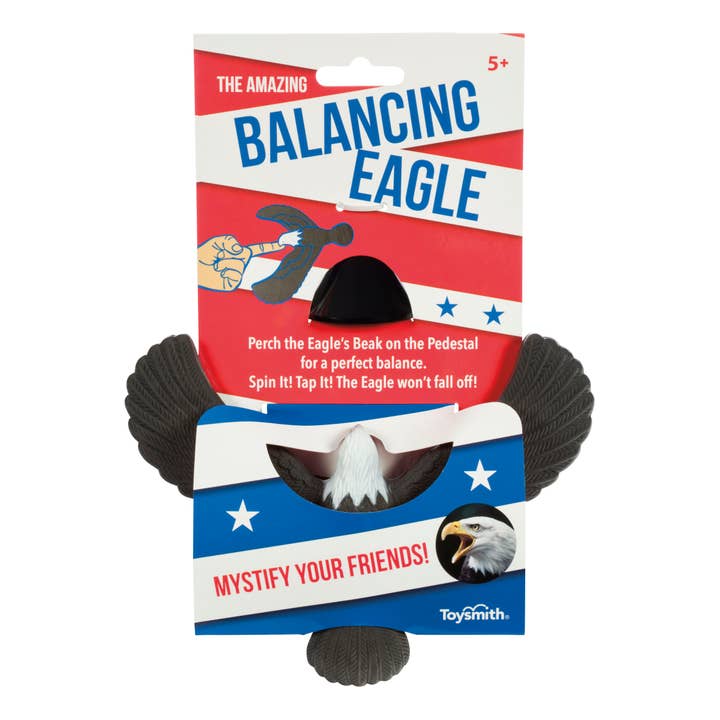 Toysmith - Wholesale Classic Toy - Kids - Toysmith Balancing Eagle, 7"