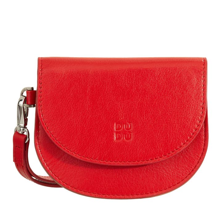 Dudu Small Women'S Leather Wristlet Purse Wallet Red Flame for wholesale by dudu