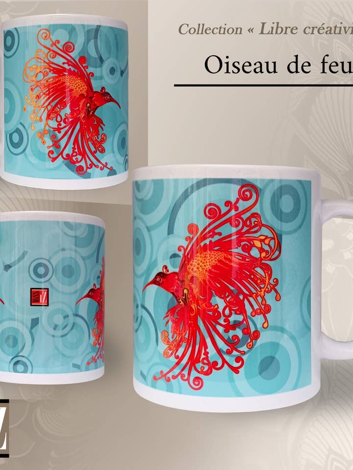 Mug - Firebird for wholesale by Miss Iz