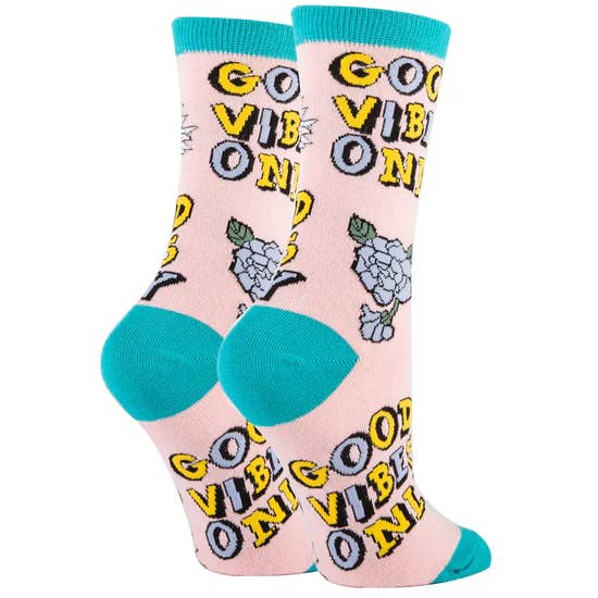 Kun gode vibber med Flowers Crew strømper for engroshandel hos Gypsy Rose