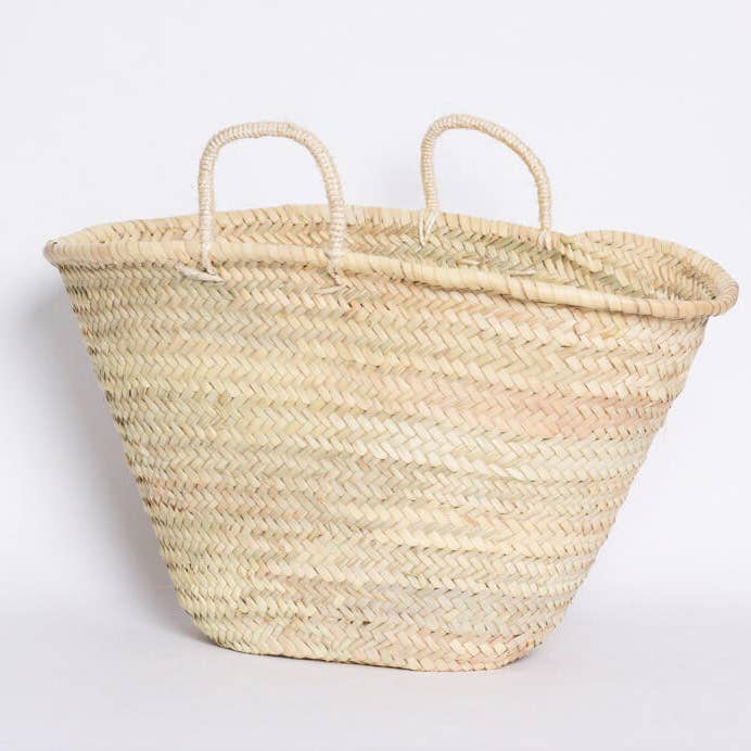 High crafty - Wholesale Basket - Handcrafted Short Handle Palm Basket – Elegant Christmas Bas6