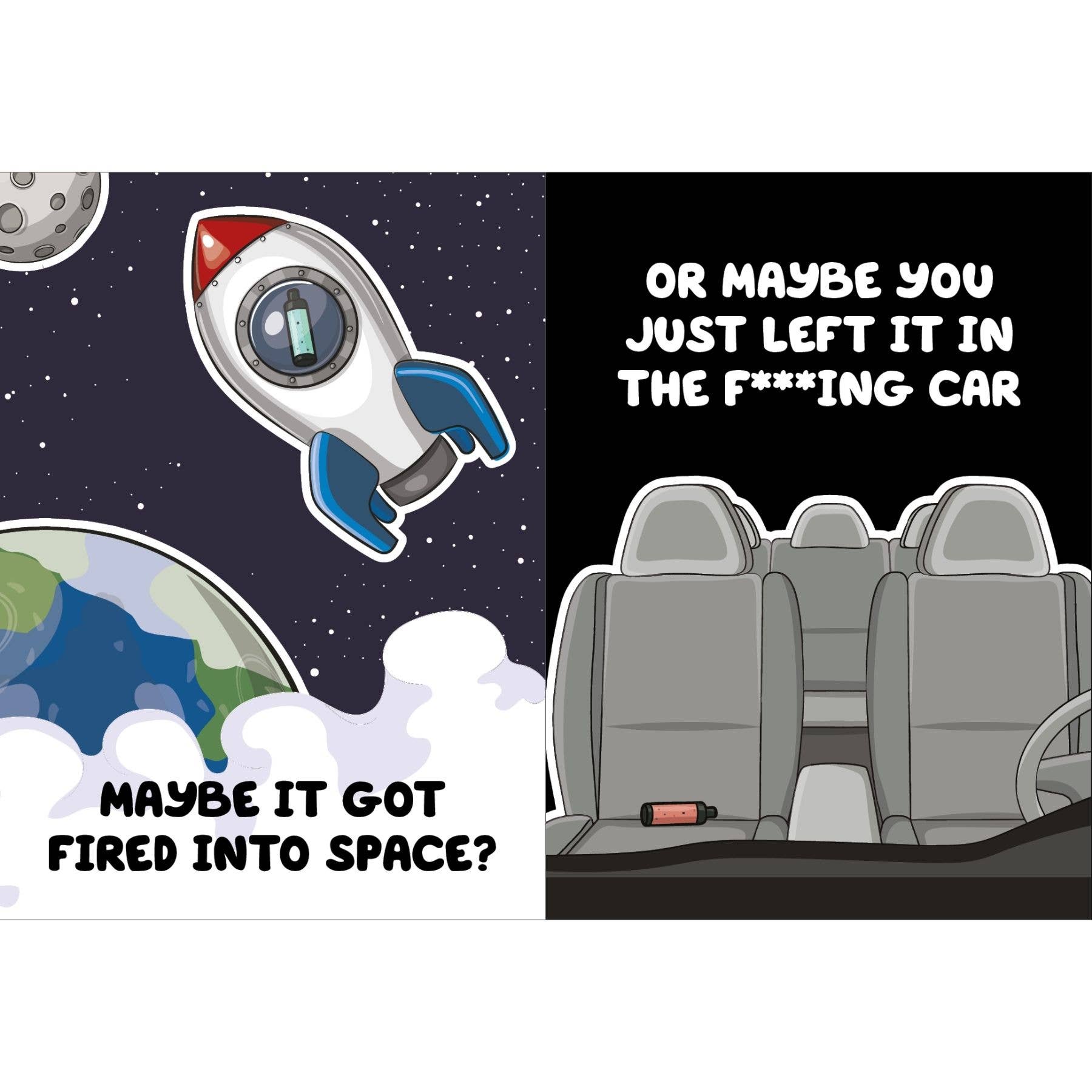 Boxer Gifts EU - Wholesale Mystery Novel - Where's My F*cking Vape: Novelty Gift Book5