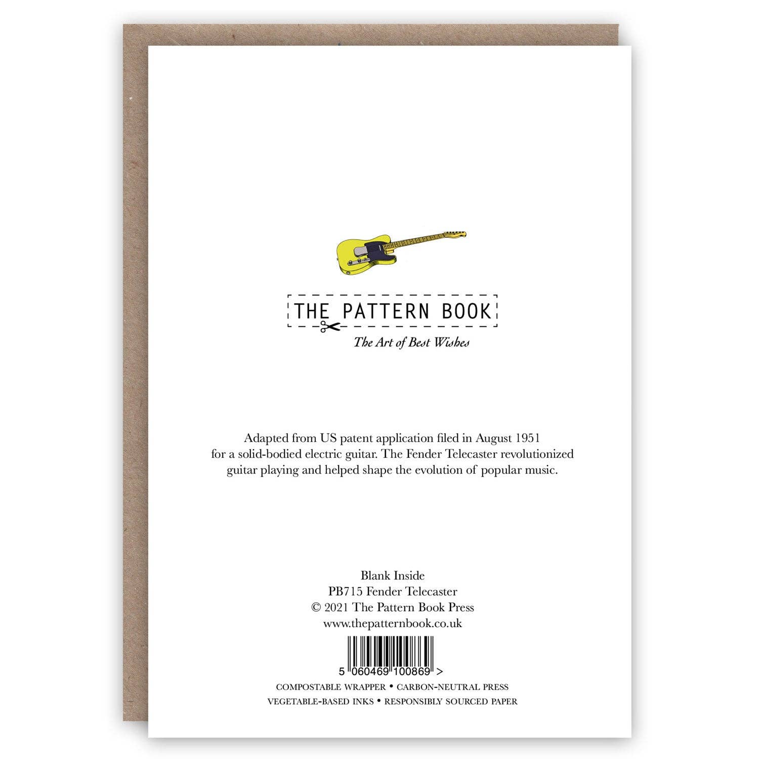 The Pattern Book - Vente Carte de vœux classique - Fender Telecaster1