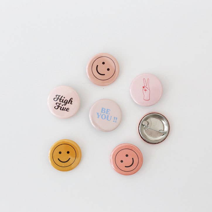 Handpicked Goods - Wholesale Reversspeld/knoop - Button Smiley pakket