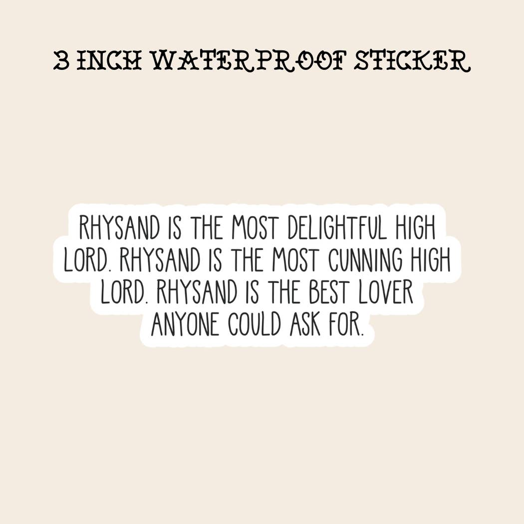 Rebel Roses - Wholesale Sticker - rysand sticker, fantasy, bookish, booktok, reader, kindle