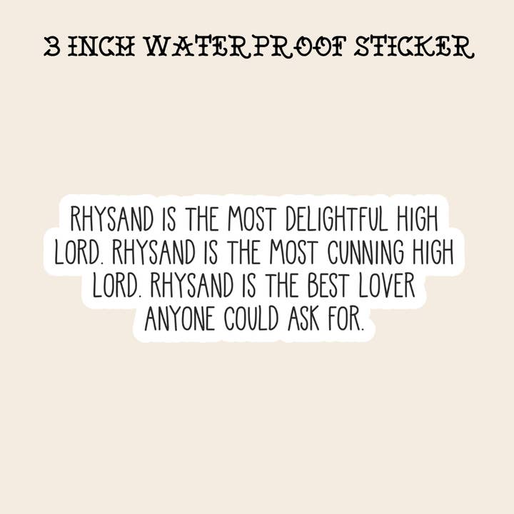 Rebel Roses - Wholesale Sticker - rysand sticker, fantasy, bookish, booktok, reader, kindle0