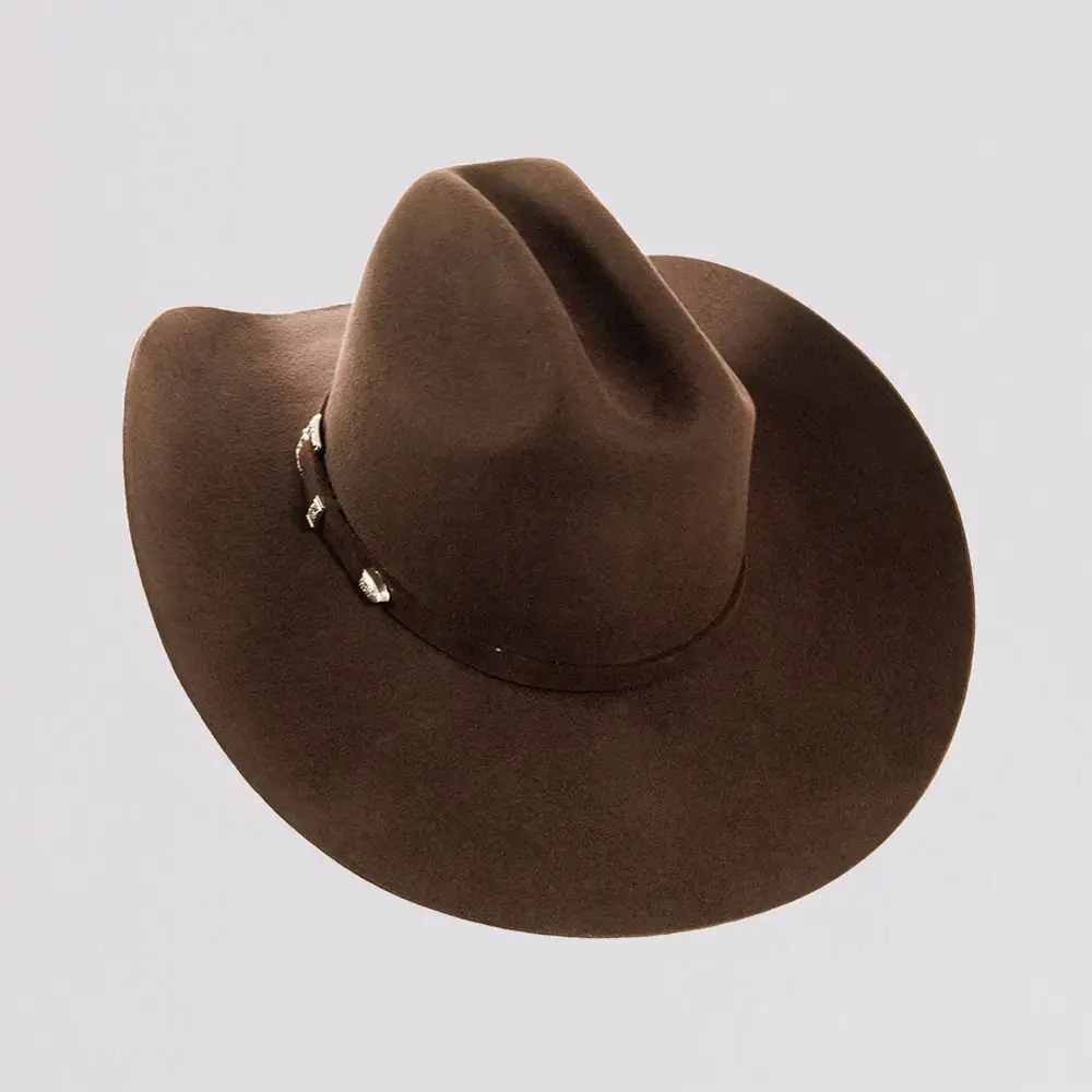 American Hat Makers - Wholesale Cowboyhoed - Uniseks - 100% wollen vilten western cowboyhoed - Style Cattleman17