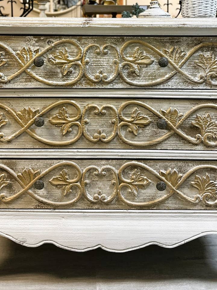 Three Tiers Vintage French Style Chest for wholesale by Vagabond Vintage