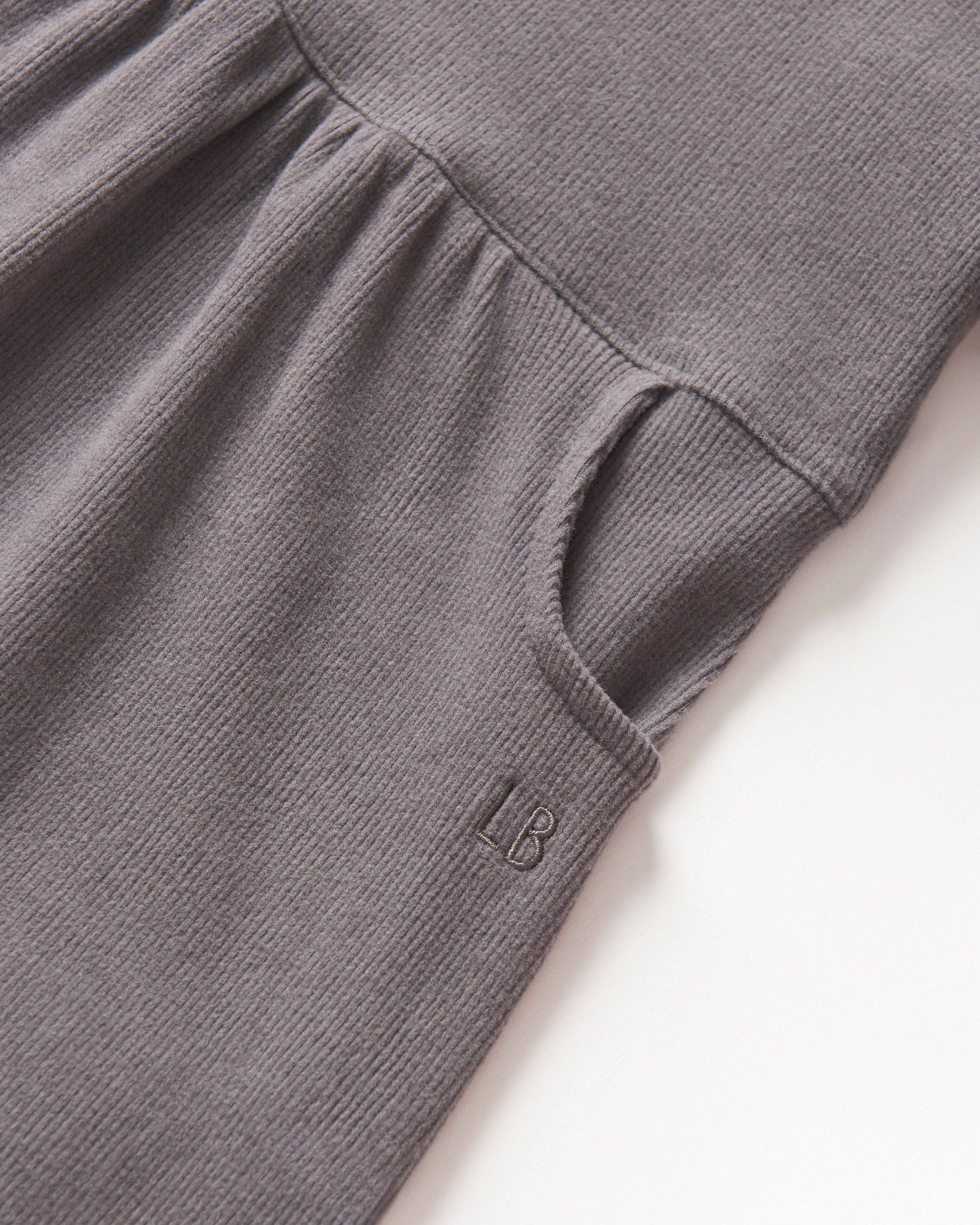 Little Bipsy - Wholesale Dress - Kids - Long Sleeve Ribbed Dress - Graphite6