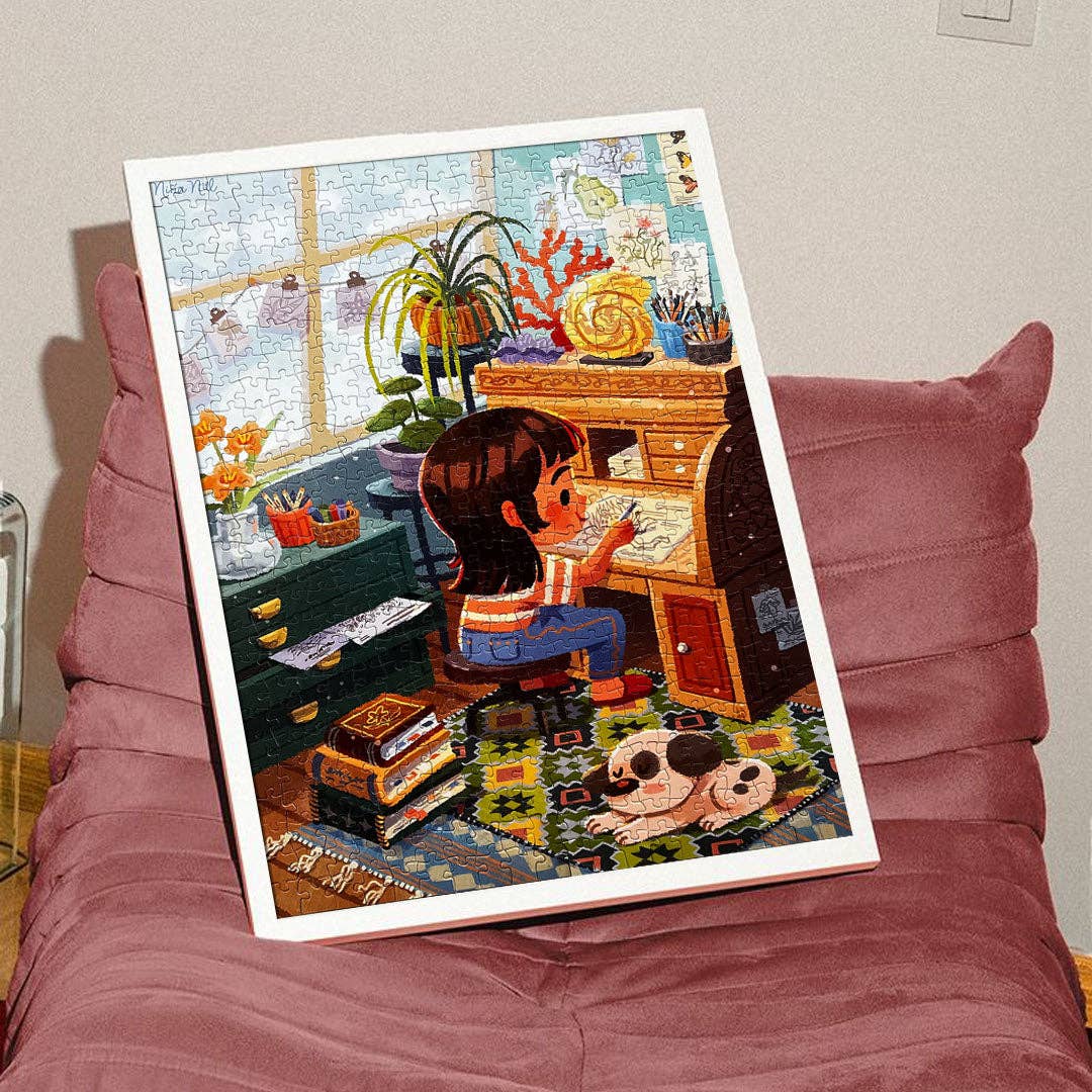 Sto Puzzle – wholesale Puzzle – Adult – At the Studio - 500 Piece Puzzle - Nina Nill3