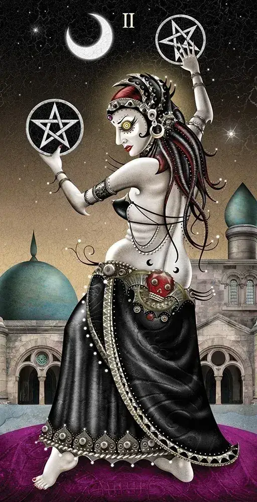 U.S. Games Systems Inc. – Cartas de tarô por atacado – Desviante Moon Tarot Edição sem Bordas7