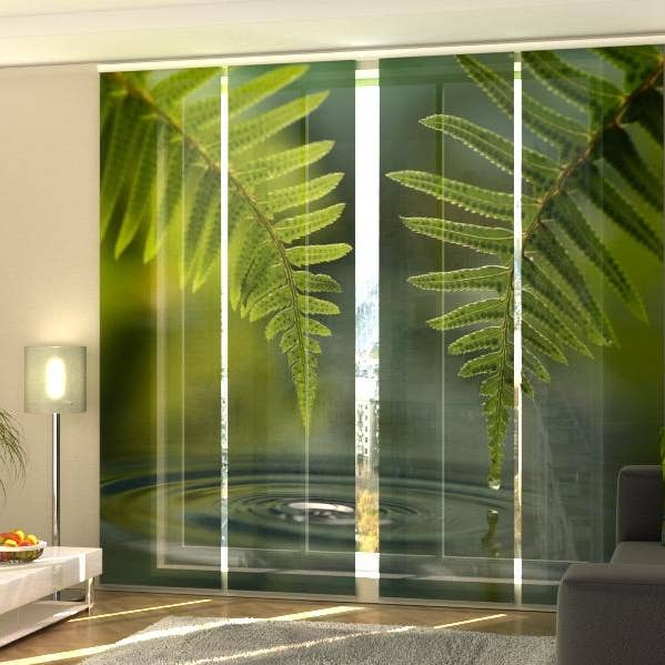 Set of 4 Fern Panel Curtains for wholesale by IlyDecor