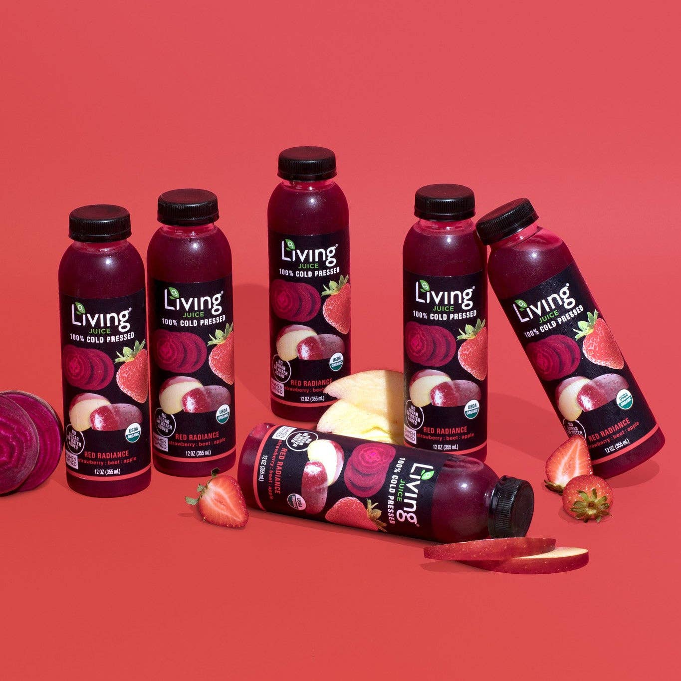 Living Juice - Wholesale Wellness Juice/Tonic - Living Juice Red Radiance - Organic 12oz Pressed Juice1