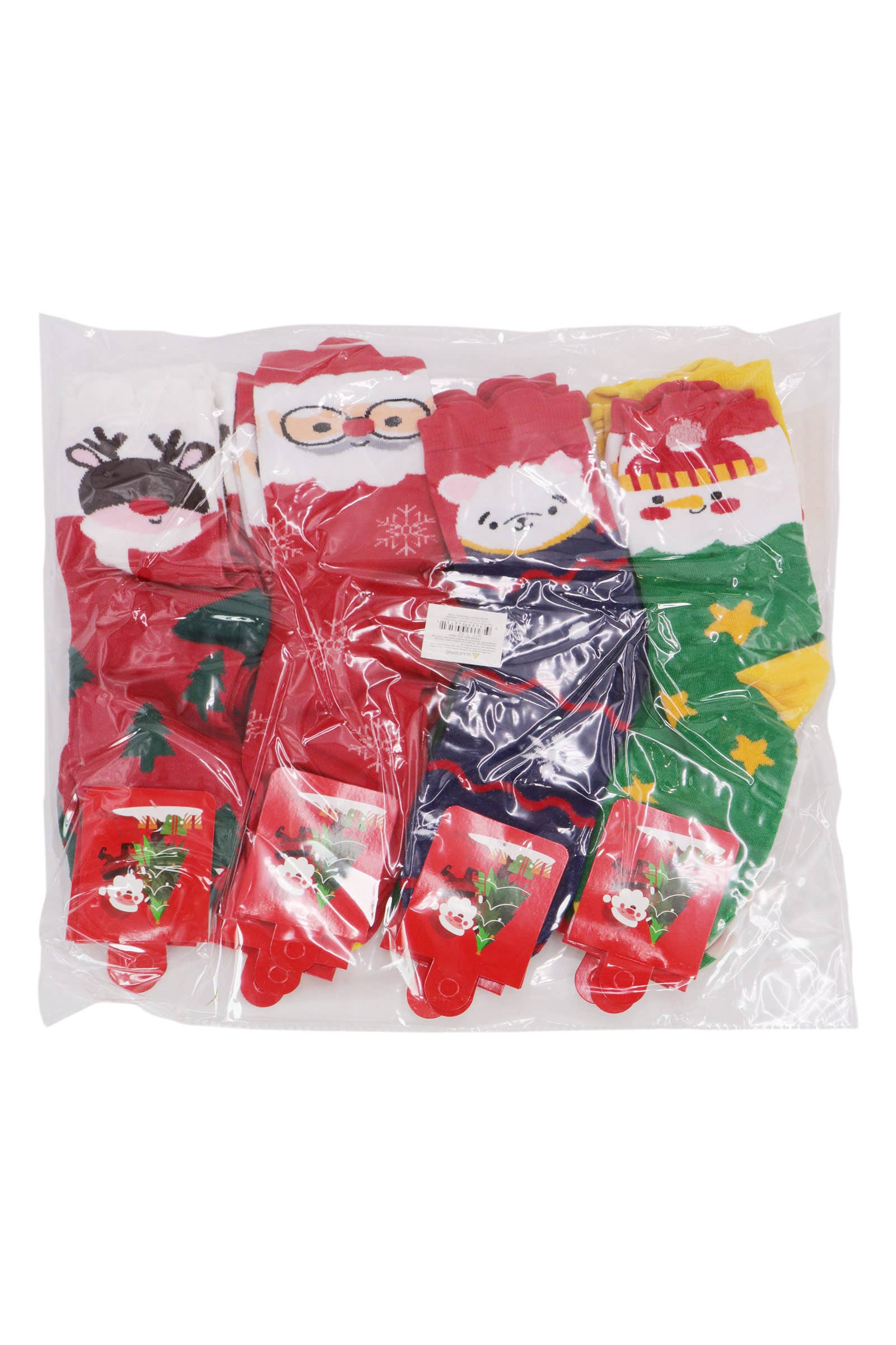 DIVERSE Söta julkaraktär elastiska kvartstrumpor för wholesale på Faire2