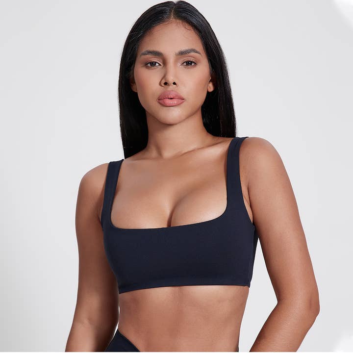 Sodalemon - Wholesale Sports Bra - Women's - Women Fitness Straight Strap Sport Bra