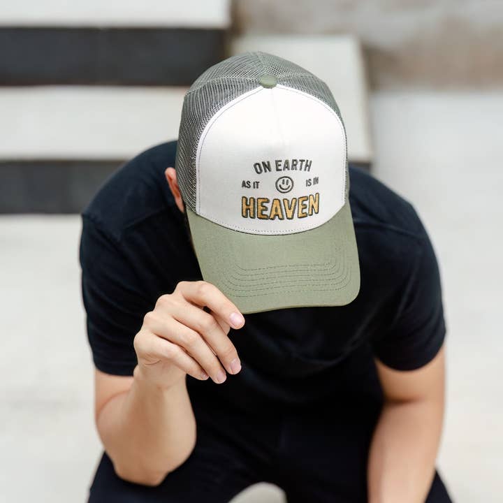 Jenessa Wait - Wholesale Trucker Hat - Unisex - Hat: On Earth as it is in Heaven