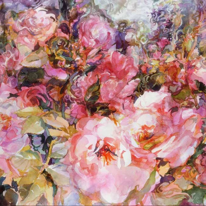 Tapeçaria de Rosas - Litografia Offset por atacado de Givinity Press