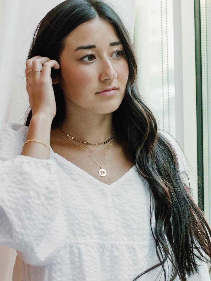 Collier Shimmer Layering pour la vente par Lift Jewelry Company