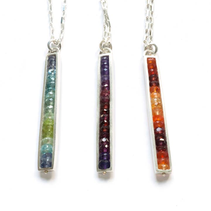 RS01N - Lange rechthoekige halsketting voor wholesale door ASHKA DYMEL Studio