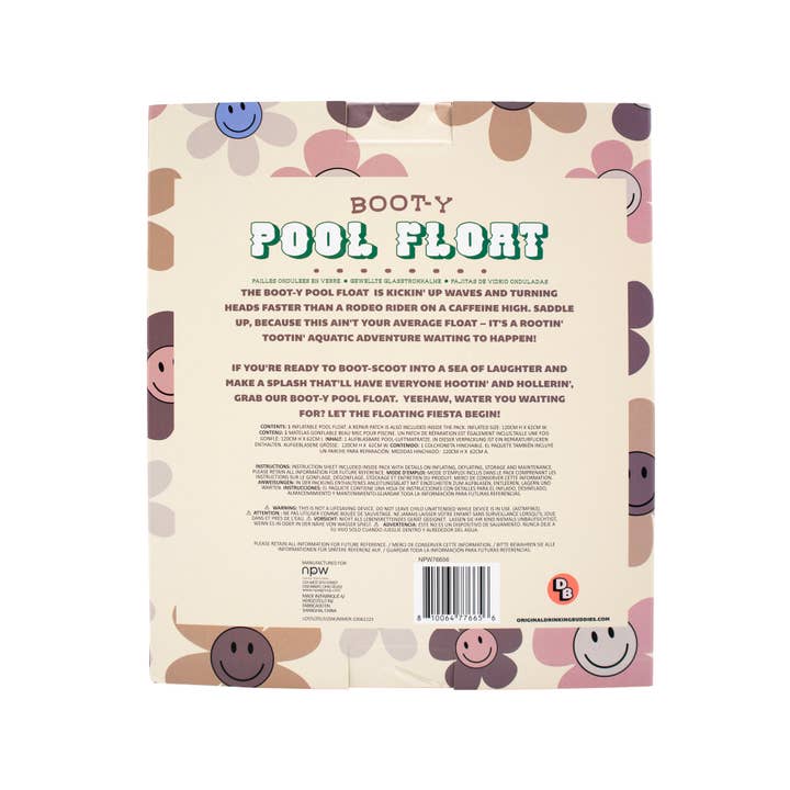 NPW - Wholesale Inflatables - Western Pink Cowboy Booty-Y Pool Float3