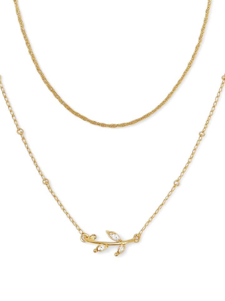 Flora Layered Necklace for wholesale by Sunny Sunday