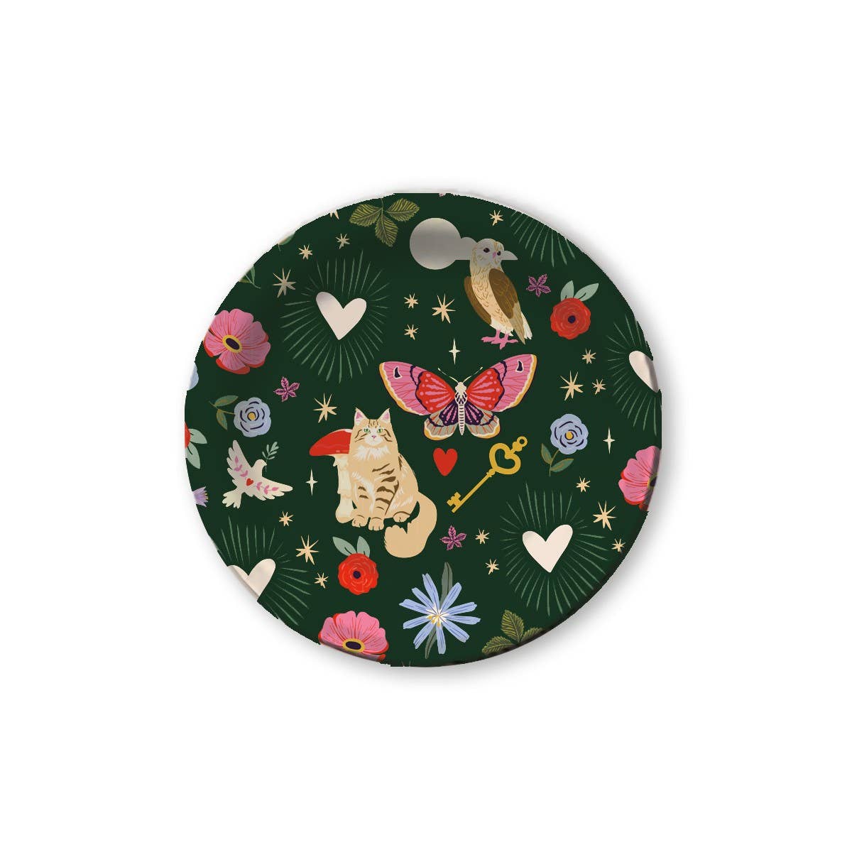 Maison Royal Garden - Wholesale Platter - Kraft pocket emptier (dia. 12.5 cm) - The secrets of the heart0