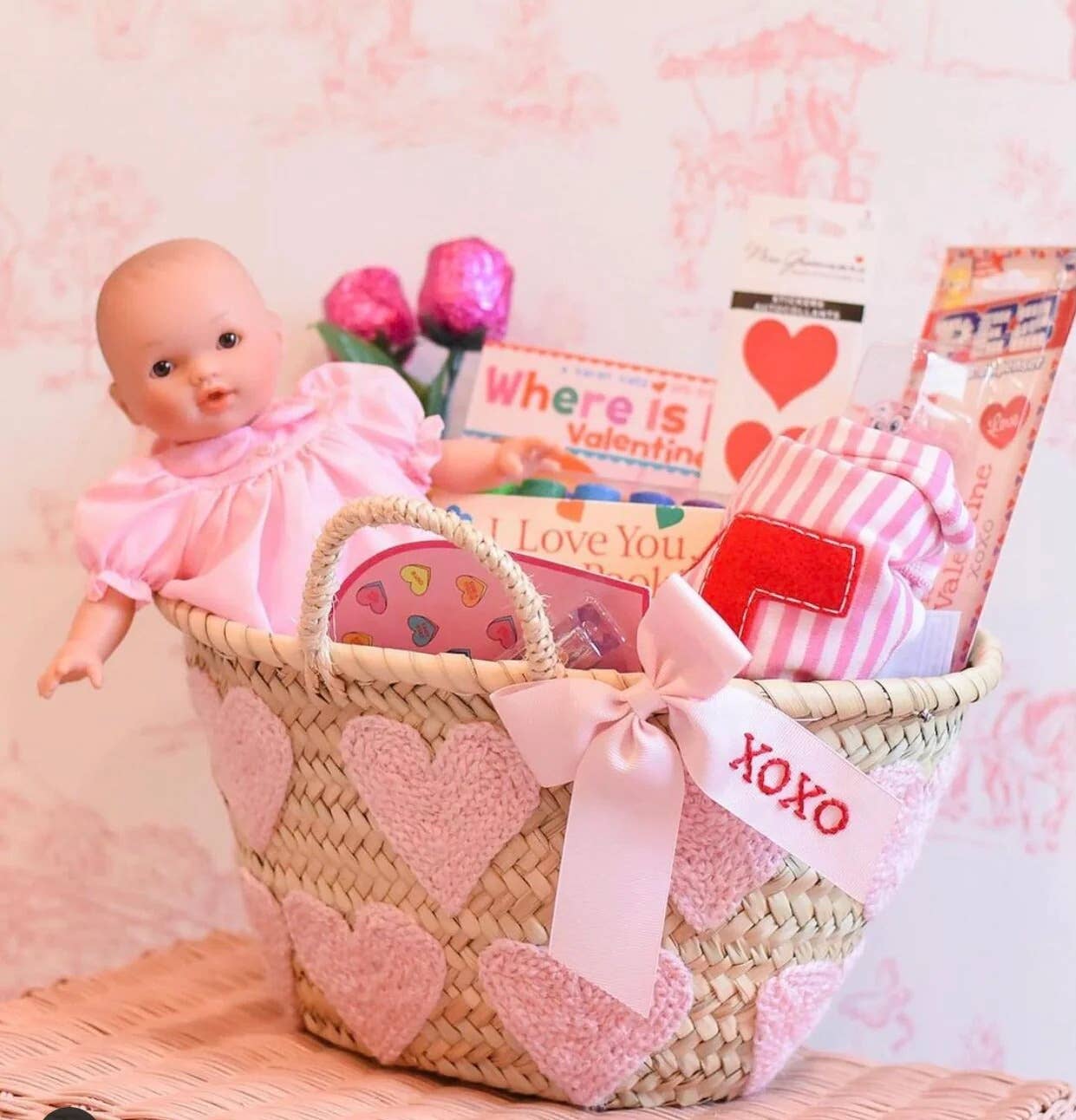 High crafty – wholesale Basket – Heart Basket – Hand-Embroidered Moroccan Straw Bag in Pink o15