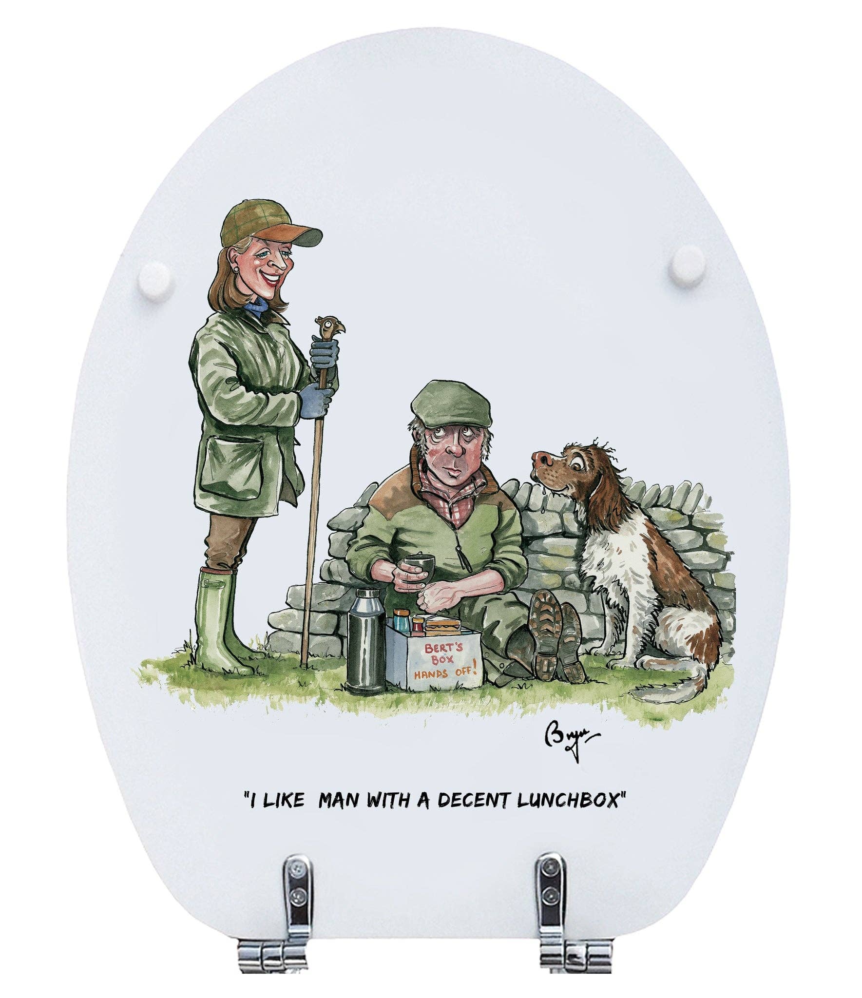 LOOPRINTS - Wholesale Toilet Seat Cover - Soft Close Wooden Toilet seat - Shooting Gifts & Decor - MP4