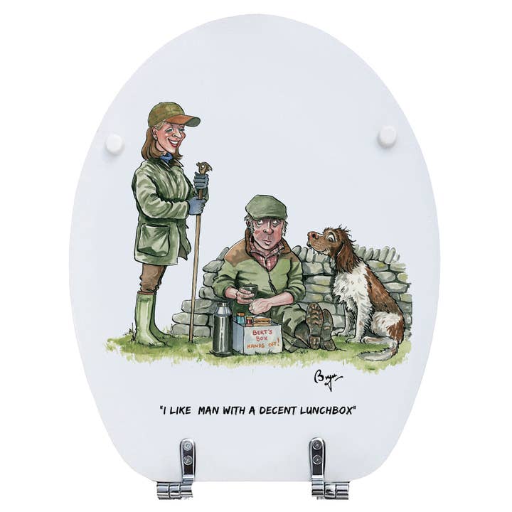 LOOPRINTS - Wholesale Toilet Seat Cover - Soft Close Wooden Toilet seat - Shooting Gifts & Decor - MP4