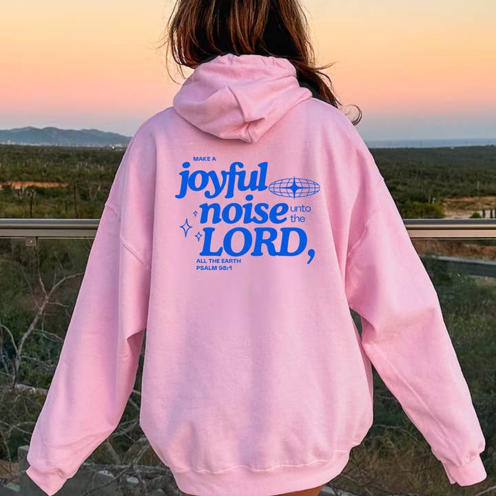 Make A Joyful Noise Unto The Lord Christian Hoodie for wholesale by Faith & Life Christian Brands