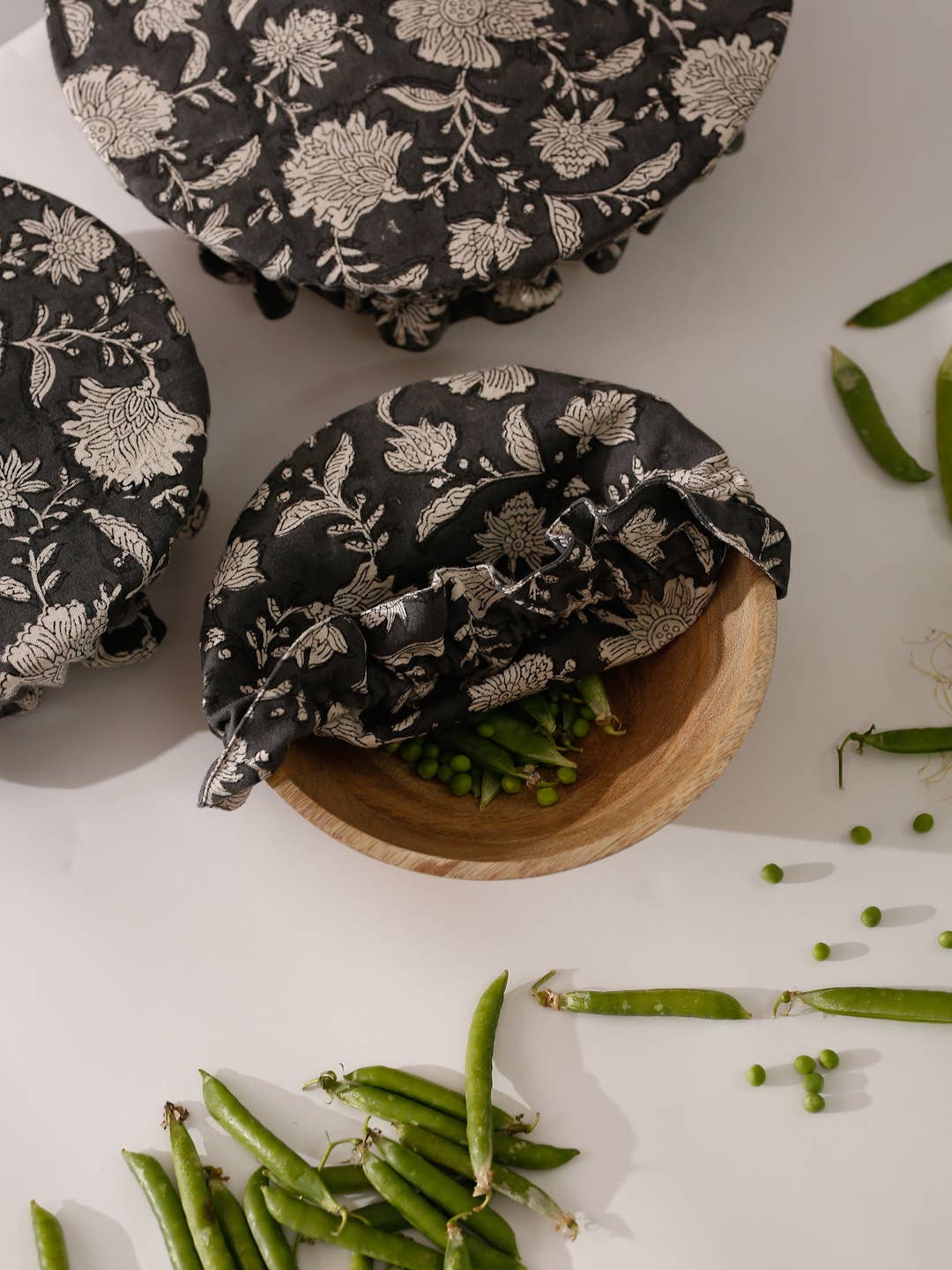 Eyda Homes – wholesale Serving bowl – Handmade Cotton Bowl Covers | Floral Pattern Linen Cover Set6