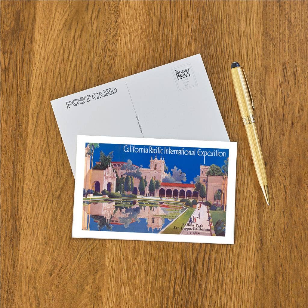 Found Image Press - Wholesale Postcard - Postcard SD-612 Poster for Pacific Exposition, San Diego, Ca1