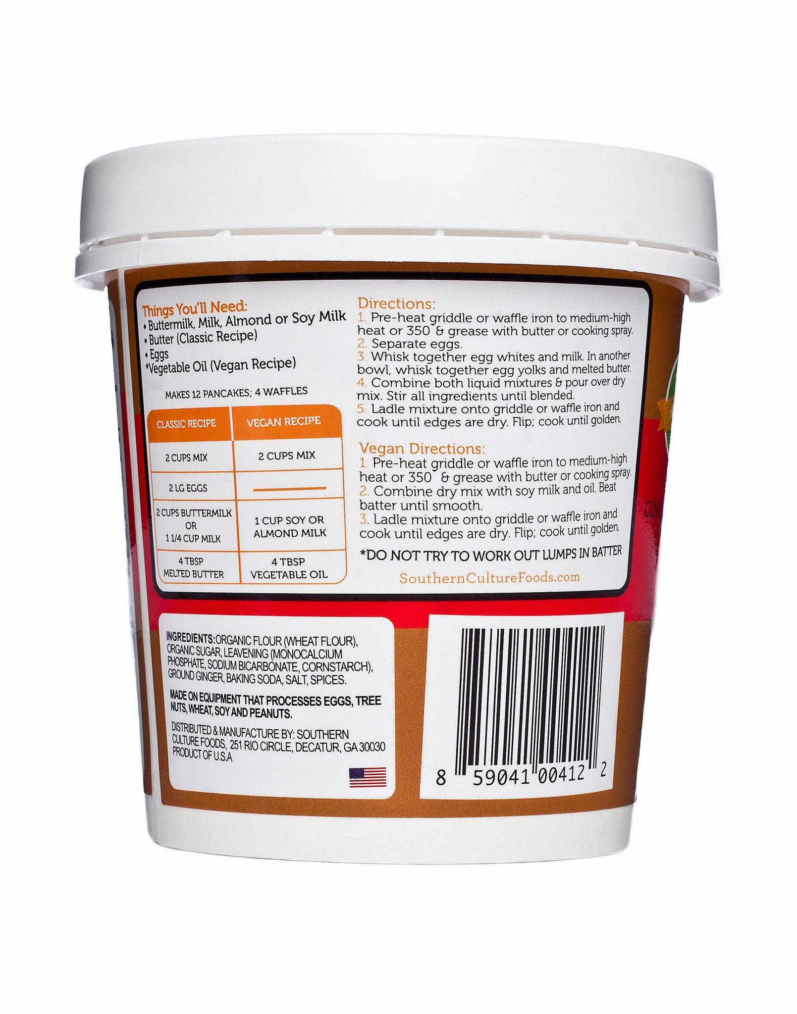 SoCu Kitchen - Vendita all'ingrosso Preparato per pancake - Mix di pancake e waffle di pan di zenzero1