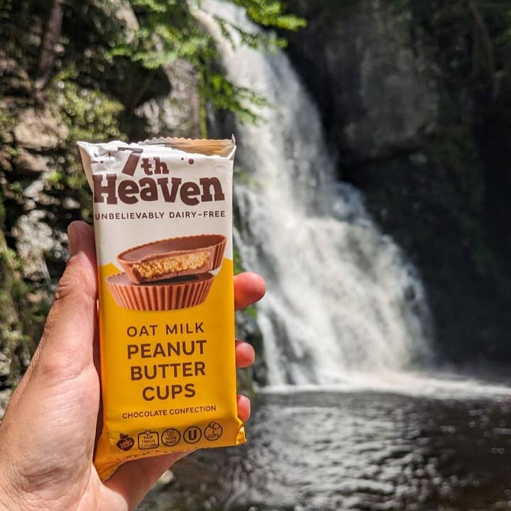 7th Heaven Chocolate - Wholesale Chocolate Bar - Vegan Oat Milk Chocolate Bar - Peanut Butter Cups, Kosher
