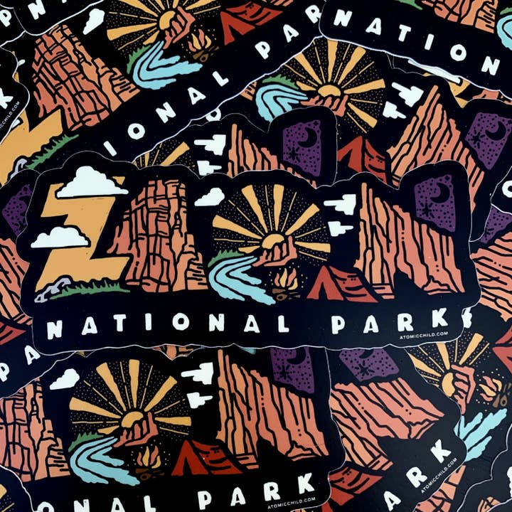 Zion Type Sticker for wholesale by Atomicchild