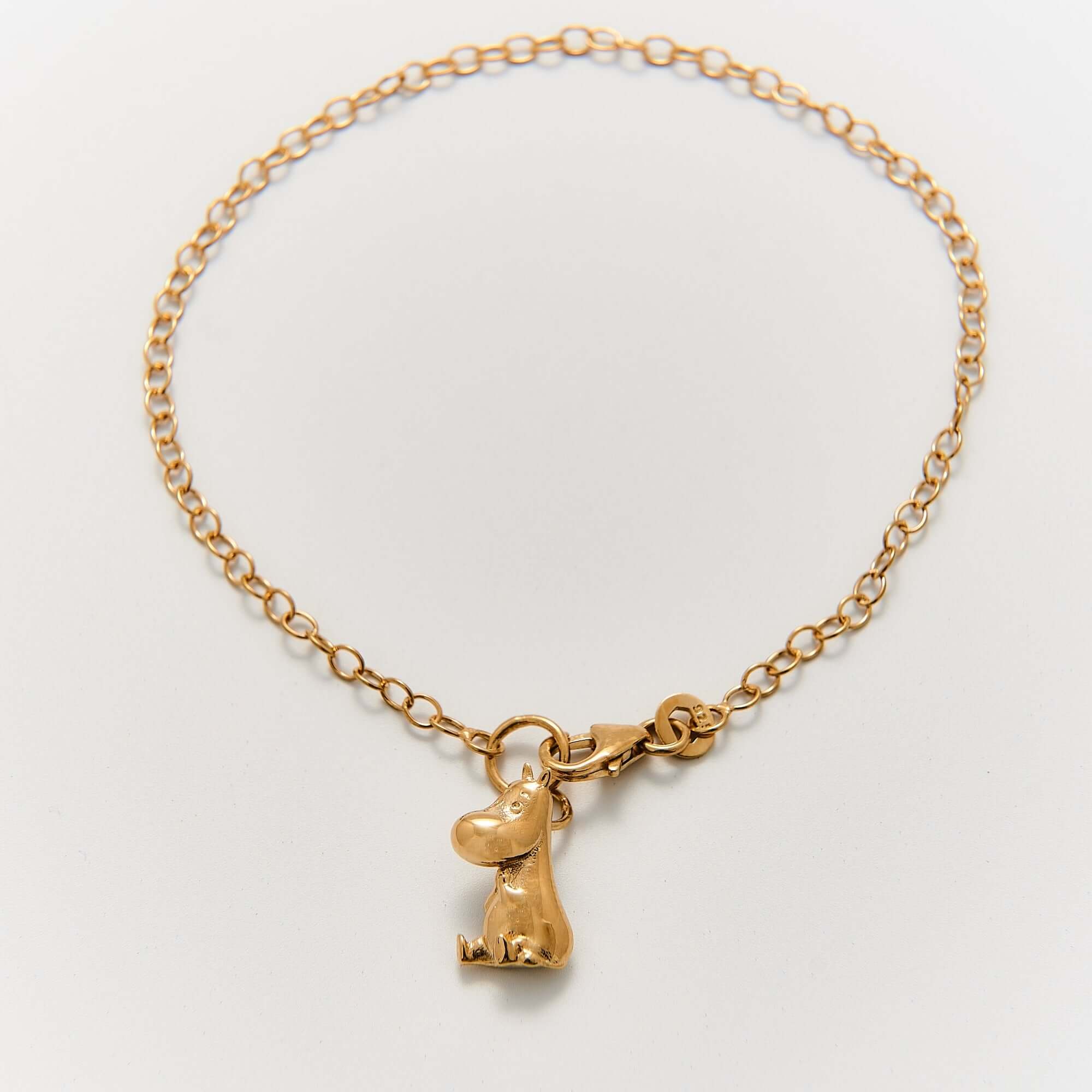 LICENSED TO CHARM - Wholesale Charm/Dangle Bracelet - Moomintroll Bracelet (18ct Gold Vermeil)0