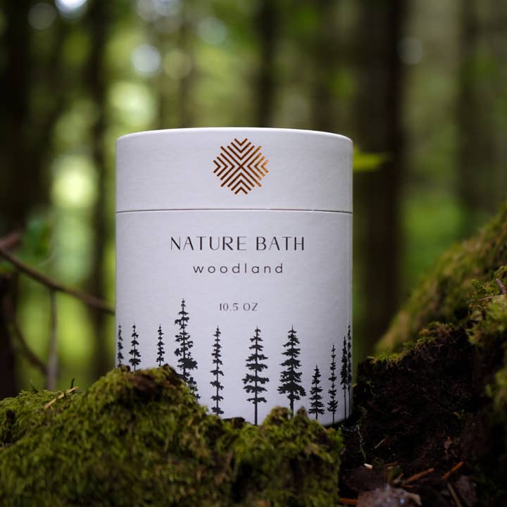 Ethics Supply Co. - Wholesale Jar/Filled Candle - Nature Bath Woodland Candle
