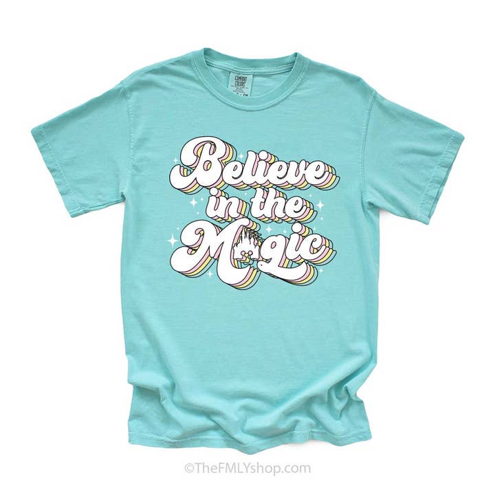 THE FMLY SHOP - Wholesale Screen Printed T-Shirt - Women's - Believe in the Magic Tee3