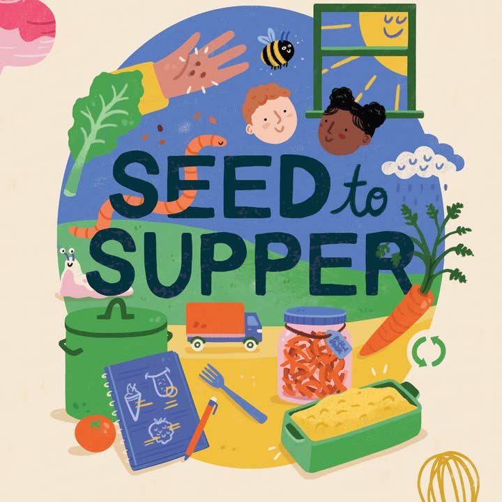 Seed to Supper - The Journey of Your Food from the Ground Up (Hardback) for wholesale by Abrams & Chronicle Books