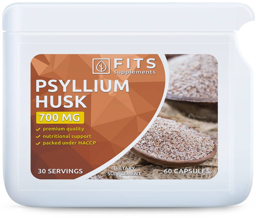 FITS - Wholesale Oral Supplement/Vitamin - Psyllium Husk Organic 700mg capsules0